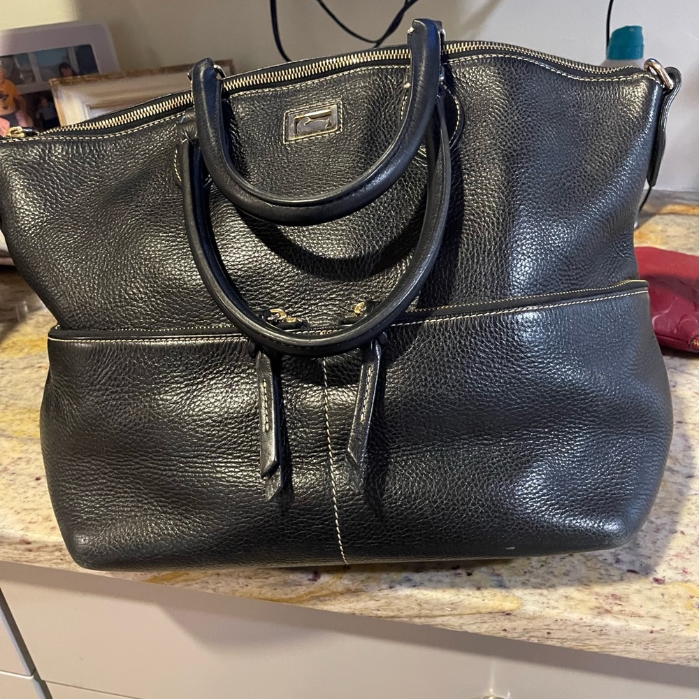 Dooney & Bourke Black Leather Shoulder Bag
